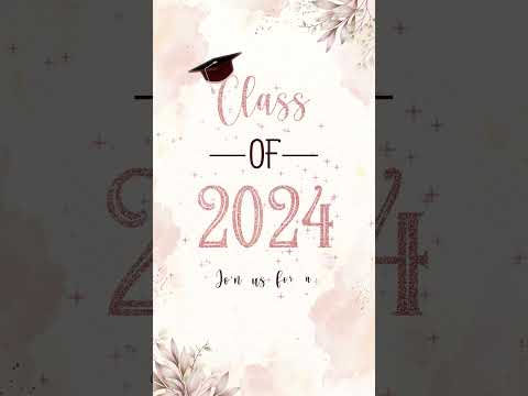 Senior Class of 2024 Video Invitation