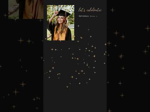 Modern Graduation Video Invitation 2024